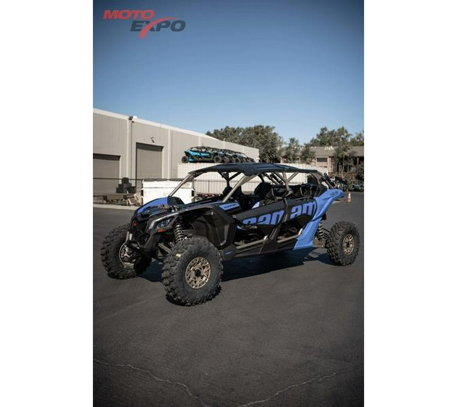 2024 Can-Am® Maverick X3 MAX X rs Turbo RR with Smart-Shox Dazzling Blue & Carbon Black