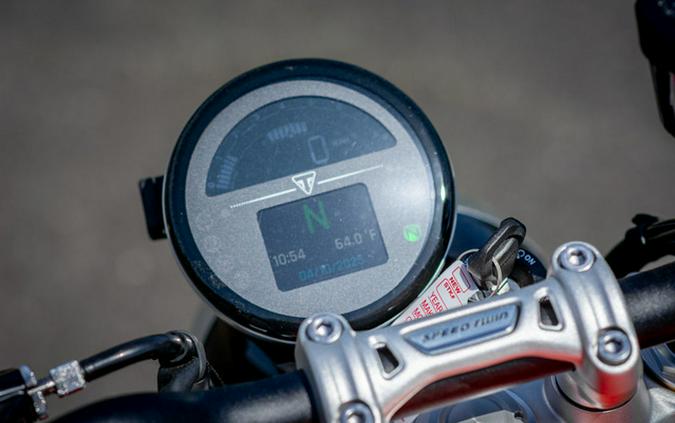 2025 Triumph Speed Twin 1200 RS Baja OrangeSapphire Black