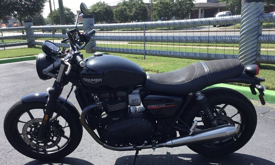 2019 Triumph Street Twin Jet Black