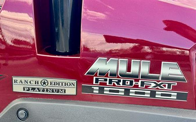 2026 Kawasaki MULE PRO-FXT 1000 Platinum Ranch Edition