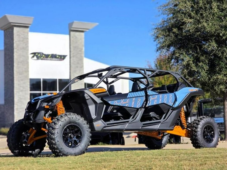 2026 Can-Am® Maverick X3 MAX RS Turbo Scandi Blue & Orange Crush
