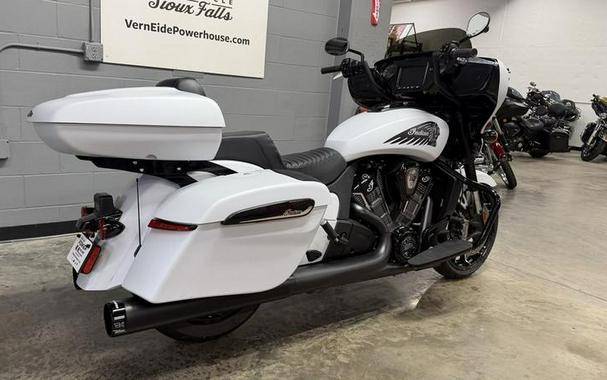 2025 Indian Motorcycle® Chieftain® PowerPlus Dark Horse® 112 w/PowerBand Ghost White Metallic Smoke