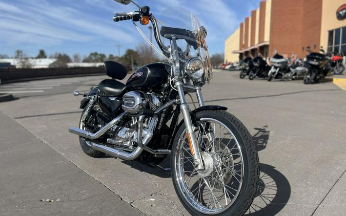 2009 Harley-Davidson® XL1200C, Custom BLACK