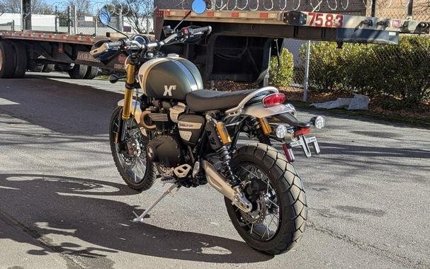 2026 Triumph Scrambler 1200 XE Matte khaki green