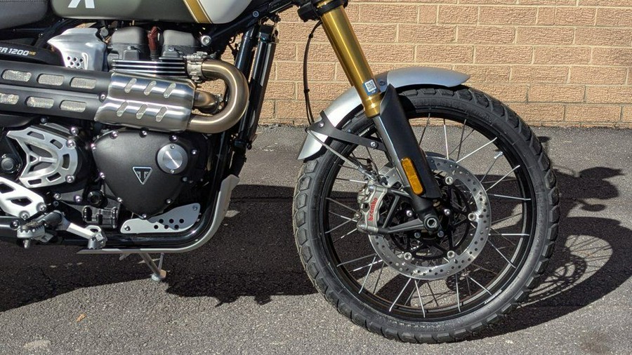 2026 Triumph Scrambler 1200 XE Matte khaki green