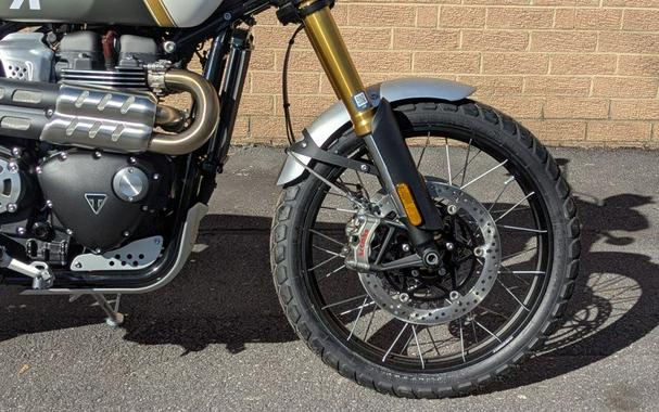 2026 Triumph Scrambler 1200 XE Matte khaki green