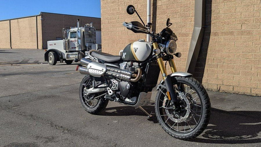 2026 Triumph Scrambler 1200 XE Matte khaki green
