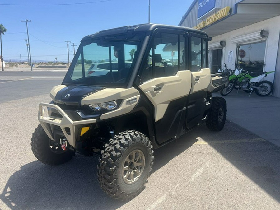 2024 Can-Am Defender MAX Limited HD10 Desert Tan & Timeless Bl