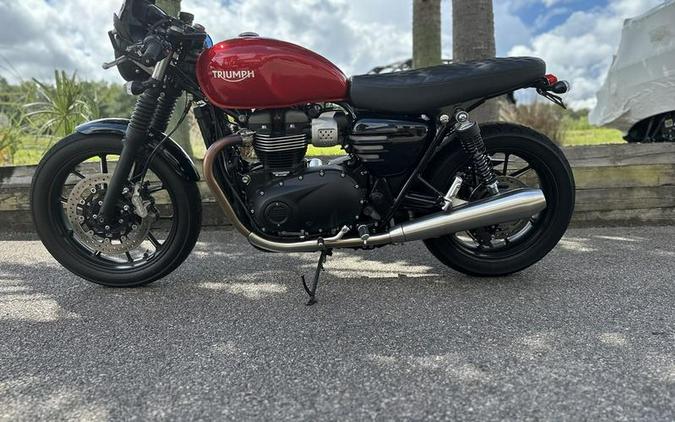 2021 Triumph Street Twin 900 Korosi Red