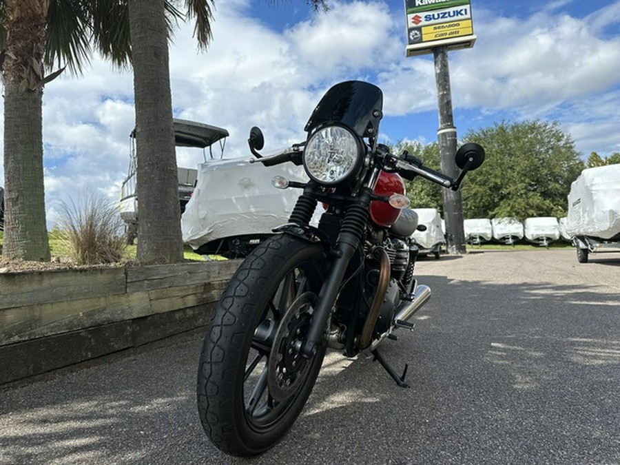 2021 Triumph Street Twin 900 Korosi Red Cobalt Blue