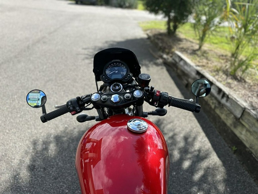 2021 Triumph Street Twin 900 Korosi Red Cobalt Blue