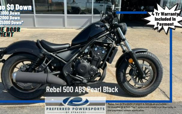 2024 Honda Rebel 500 ABS Pearl Black