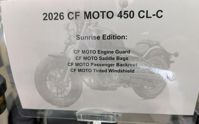 2026 CFMOTO 450CL-C Sunrise Edition 450