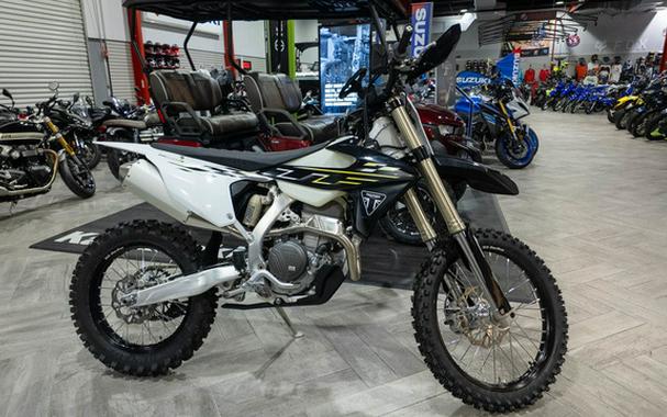 2026 Triumph TF 250-C Jet Black Pure White