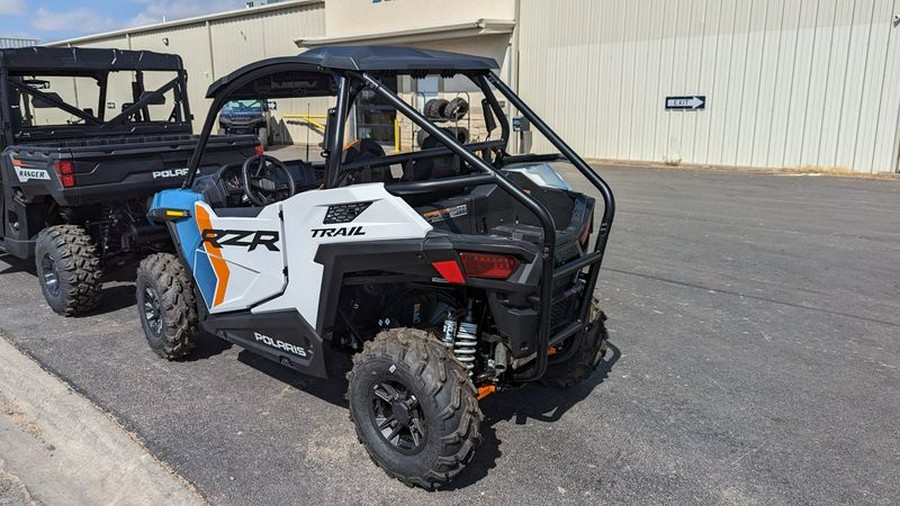 New 2024 POLARIS RZR TRAIL S ULTIMATE STORM BLUE AND WHITE LIGHTNING