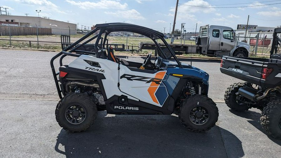 New 2024 POLARIS RZR TRAIL S ULTIMATE STORM BLUE AND WHITE LIGHTNING