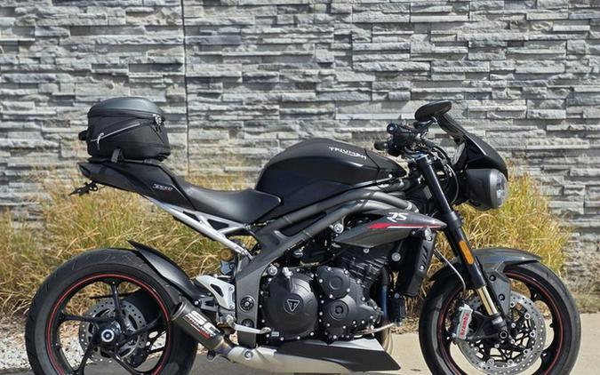 2019 Triumph Speed Triple RS Matt Jet Black