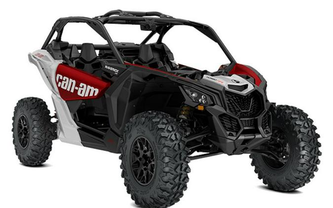 2025 Can-Am® Maverick X3 DS Turbo RR Fiery Red & Hyper Silver