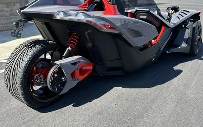 2026 Polaris Slingshot® R AutoDrive Radiant Gray with Indy Red Pearl