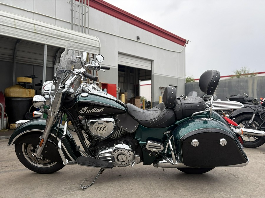 2018 Indian Motorcycle SPRINGFIELD METALLIC JADETHNDR BLK 49ST