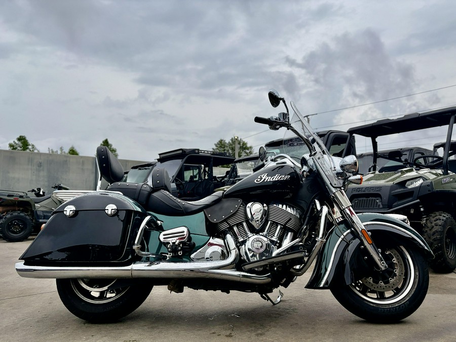 2018 Indian Motorcycle SPRINGFIELD METALLIC JADETHNDR BLK 49ST