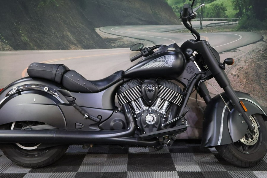 2018 Indian Motorcycle® Chief Dark Horse® ABS Thunder Black Smoke