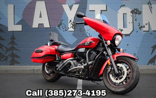 2015 Yamaha V Star 1300 Deluxe Rapid Red