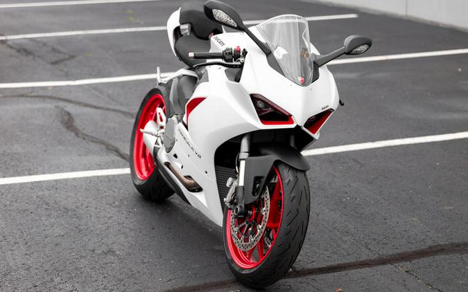 2023 Ducati Panigale V2 White Rosso Livery