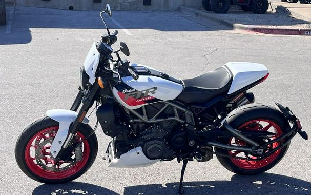 2023 Indian Motorcycle® FTR Sport White Lightning/Indy Red