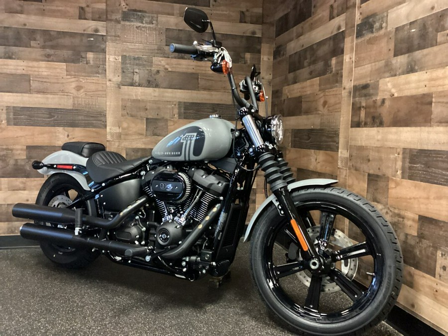 2024 Harley-Davidson Street Bob 114 Billiard Gray FXBBS