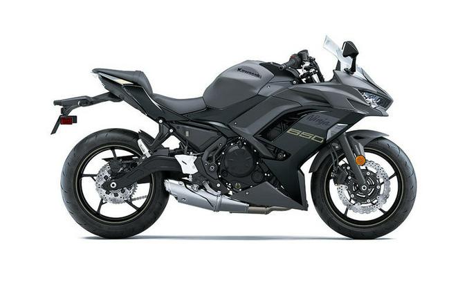 2024 Kawasaki Ninja® 650 Metallic Matte Dark Gray/Metallic Spark Black