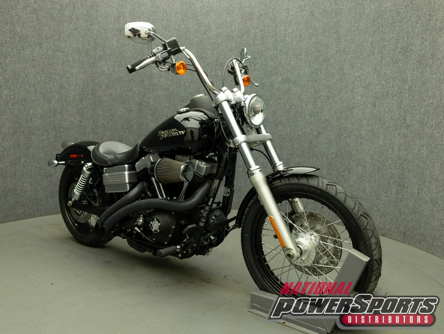 2011 HARLEY DAVIDSON FXDB DYNA STREET BOB