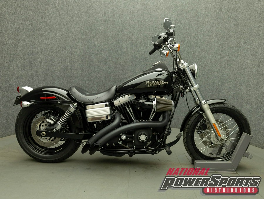 2011 HARLEY DAVIDSON FXDB DYNA STREET BOB