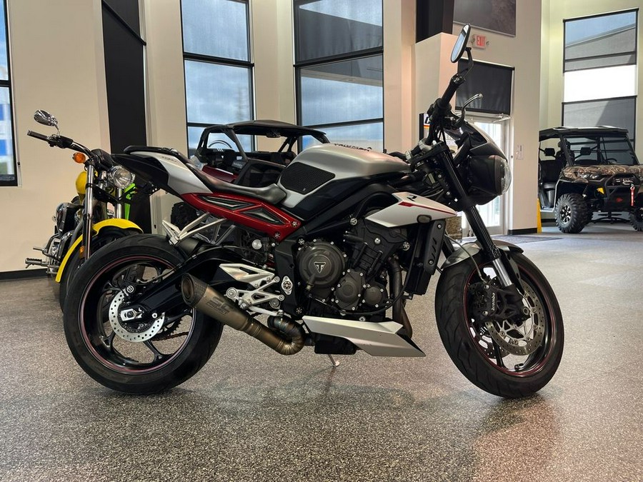 2018 Triumph Street Triple R Matte Aluminium Silver