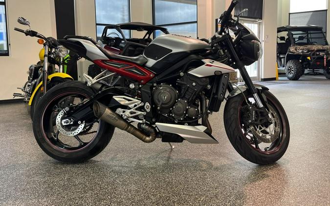 2018 Triumph Street Triple R Matte Aluminium Silver