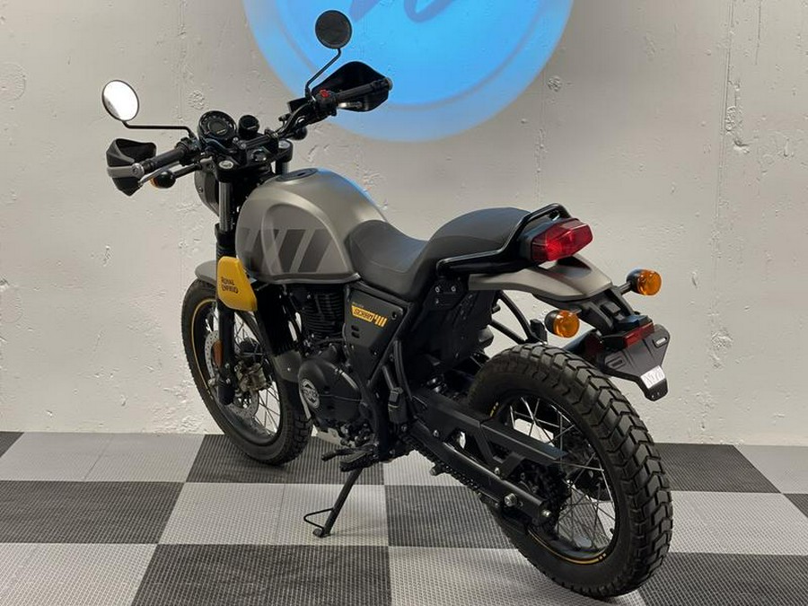 2023 Royal Enfield Scram 411 Graphite Yellow