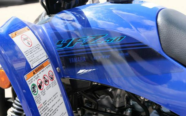 New 2025 YAMAHA YFZ50 TEAM BLUE