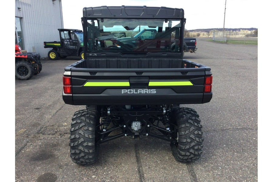 2023 Polaris Industries Ranger Crew XP 1000 Premium Super Graphite with Lifted Lime Accents