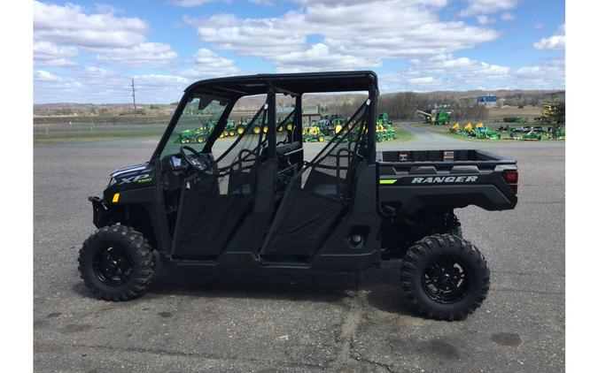 2023 Polaris Industries Ranger Crew XP 1000 Premium Super Graphite with Lifted Lime Accents