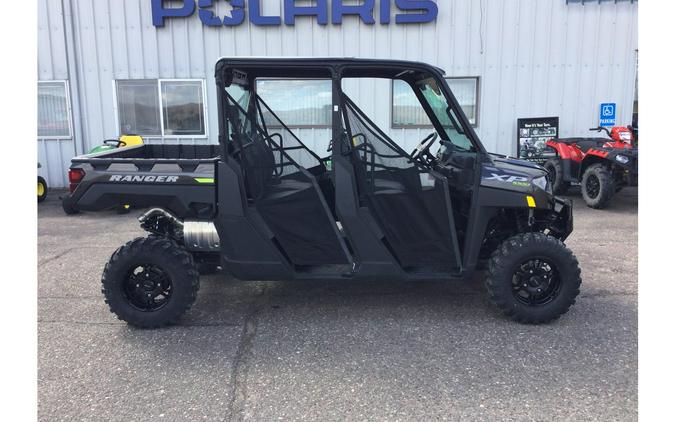 2023 Polaris Industries Ranger Crew XP 1000 Premium Super Graphite with Lifted Lime Accents