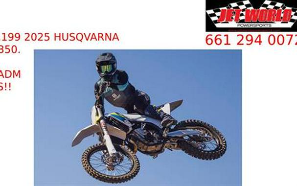 2025 Husqvarna FC 350