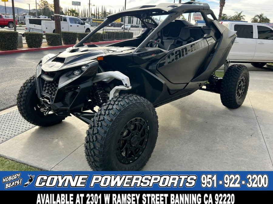 2024 Can-Am® Maverick R X RS with Smart-Shox Triple Black