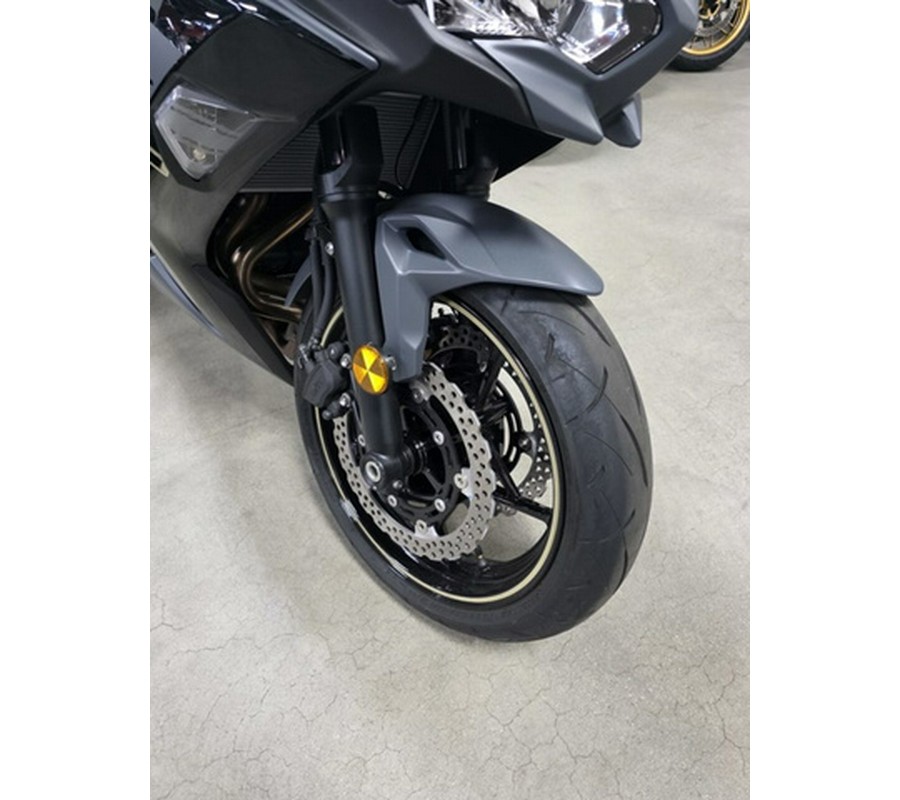 2024 Kawasaki Ninja 650 Metallic Matte Dark GrayMetallic Spark