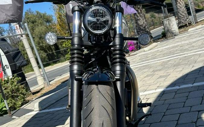 2024 Triumph Bonneville Bobber Jet Black/Ash Gray