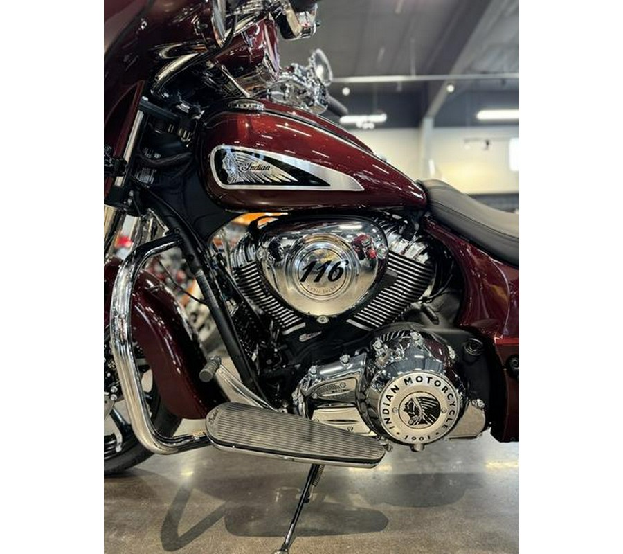 2024 Indian Motorcycle® Chieftain® Limited with Powerband Audio Package Maroon Metallic/Graphics