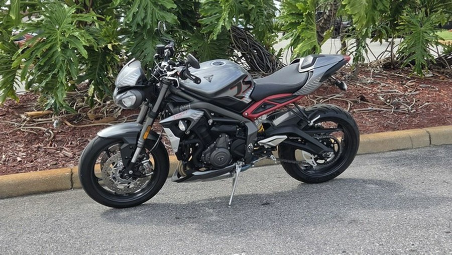 2022 Triumph Street Triple RS Silver Ice RS