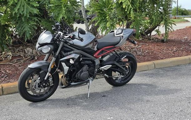 2022 Triumph Street Triple RS Silver Ice RS