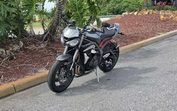 2022 Triumph Street Triple RS Silver Ice RS
