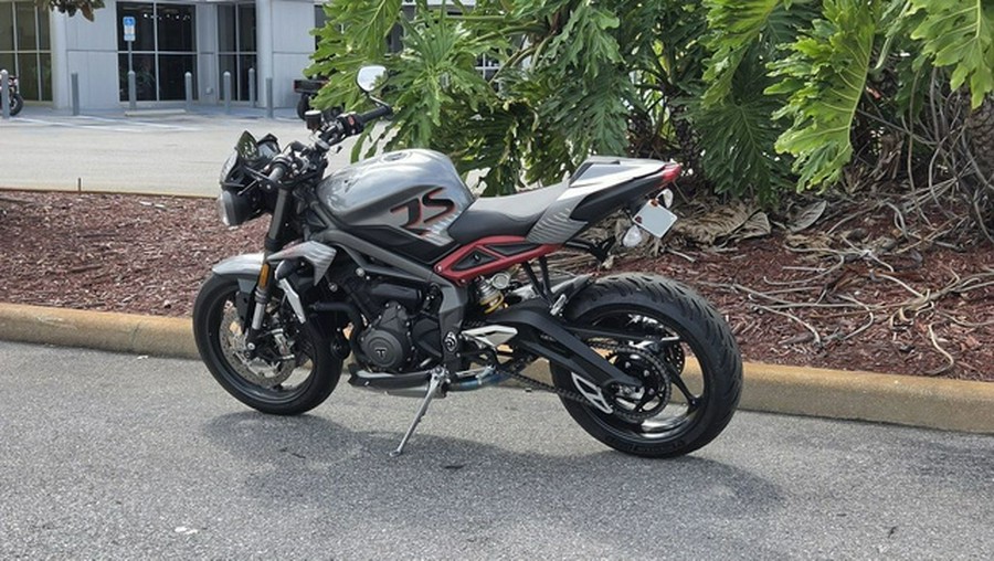 2022 Triumph Street Triple RS Silver Ice RS