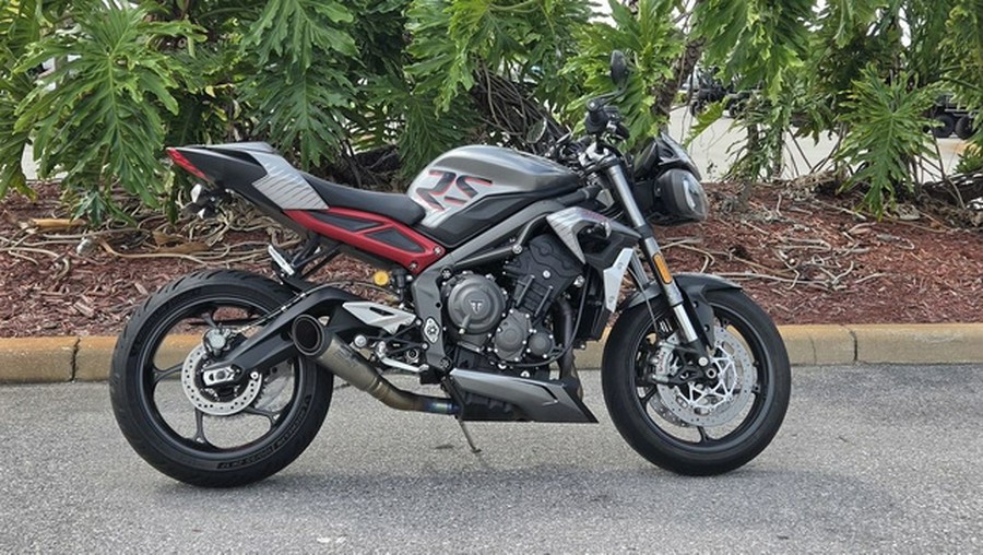 2022 Triumph Street Triple RS Silver Ice RS